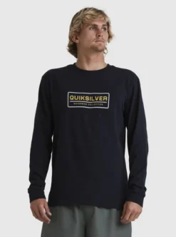 Quiksilver Mens Clear Lines Long Sleeve T-Shirt -Sunny Fit Wear uqmzt03233 quiksilverw kvj0 frt1