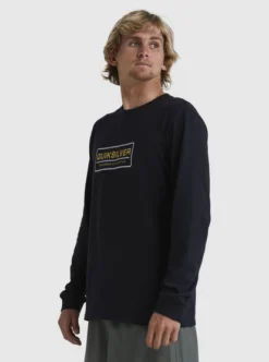 Quiksilver Mens Clear Lines Long Sleeve T-Shirt -Sunny Fit Wear uqmzt03233 quiksilverw kvj0 sd1