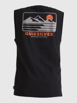 Quiksilver Mens Outer Island Sleeveless Muscle T-Shirt -Sunny Fit Wear uqmzt03245 quiksilverv kvj0 bck1