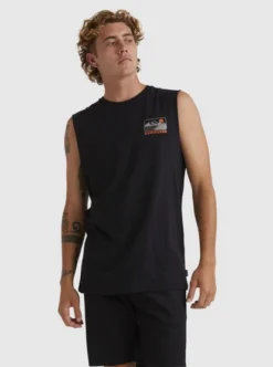 Quiksilver Mens Outer Island Sleeveless Muscle T-Shirt -Sunny Fit Wear uqmzt03245 quiksilverw kvj0 frt1