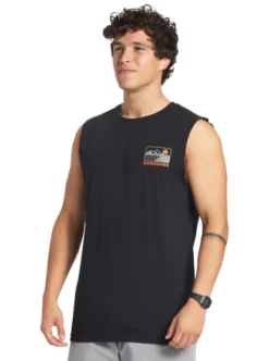 Quiksilver Mens Outer Island Sleeveless Muscle T-Shirt -Sunny Fit Wear uqmzt03245 quiksilverw kvj0 frt2