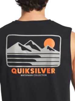 Quiksilver Mens Outer Island Sleeveless Muscle T-Shirt -Sunny Fit Wear uqmzt03245 quiksilverw kvj0 frt4