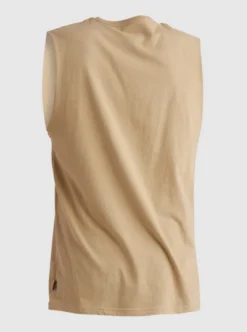 Quiksilver Mens Clear Lines Sleeveless Muscle T-Shirt -Sunny Fit Wear uqmzt03246 quiksilverv cjz0 bck1