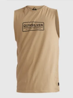 Quiksilver Mens Clear Lines Sleeveless Muscle T-Shirt -Sunny Fit Wear uqmzt03246 quiksilverv cjz0 sd1
