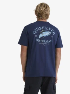 Quiksilver Mens Blue Dreams T-Shirt -Sunny Fit Wear uqmzt03250 quiksilverw bsp0 bck1