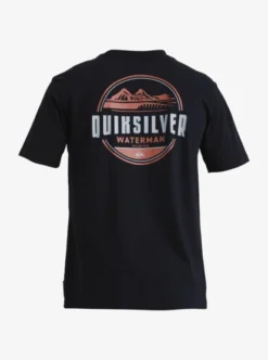 Quiksilver Mens Seas Of Time T-Shirt -Sunny Fit Wear uqmzt03253 quiksilverv kvj0 bck1
