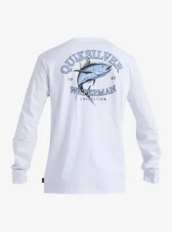 Quiksilver Mens Blue Dreams Long Sleeve T-Shirt -Sunny Fit Wear uqmzt03258 quiksilverv wbb0 bck1