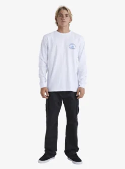 Quiksilver Mens Blue Dreams Long Sleeve T-Shirt -Sunny Fit Wear uqmzt03258 quiksilverw wbb0 frt9