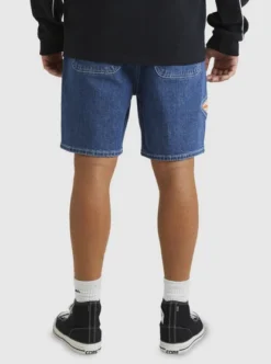 Quiksilver Mens Legacy 21" Denim Shorts -Sunny Fit Wear uqyds03001 quiksilverw bqp0 bck1