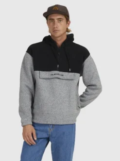 Quiksilver Mens Loden Quarter Zip Fleece