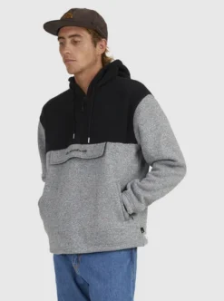 Quiksilver Mens Loden Quarter Zip Fleece -Sunny Fit Wear uqyft03119 quiksilverw kvj0 sd1