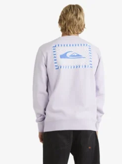 Quiksilver Mens Balanced Out Sweatshirt -Sunny Fit Wear uqyft03174 quiksilverw pfm0 bck1