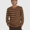 Quiksilver Mens Haven Stripe Long Sleeve T-Shirt