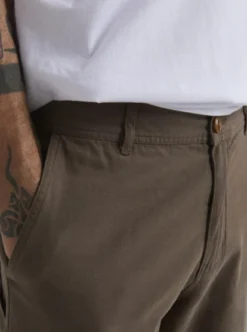 Quiksilver Mens Saturn Canvas Workwear Pants -Sunny Fit Wear uqynp03013 quiksilverw kqd0 dtl1