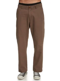 Quiksilver Mens Saturn Canvas Workwear Pants -Sunny Fit Wear uqynp03013 quiksilverw kqd0 frt2