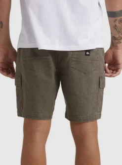 Quiksilver Mens Crowded Cargo Shorts 20 Quiksilver Mens Crowded Cargo Shorts -Sunny Fit Wear uqyws03043 quiksilverw kqy0 bck6