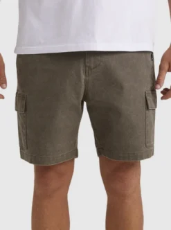 Quiksilver Mens Crowded Cargo Shorts 16 Quiksilver Mens Crowded Cargo Shorts -Sunny Fit Wear uqyws03043 quiksilverw kqy0 frt6