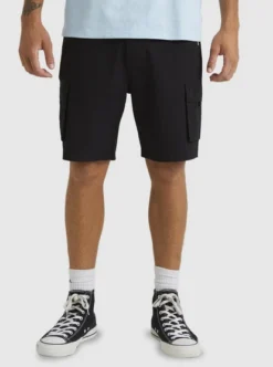 Quiksilver Mens Equalizer 20" Cargo Walk Shorts -Sunny Fit Wear uqyws03078 quiksilverw kvj0 frt1