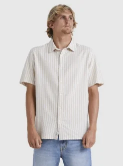 Quiksilver Mens Streak Short Sleeve Shirt -Sunny Fit Wear uqywt03081 quiksilverw thz1 frt1