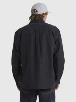 Quiksilver Mens Tridagger Long Sleeve Corduroy Shirt -Sunny Fit Wear uqywt03085 quiksilverw kta0 bck1