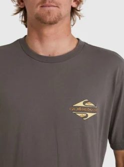 Quiksilver Mens Flaming Diamond T-Shirt -Sunny Fit Wear uqyzt05019 quiksilverw kqy0 dtl1