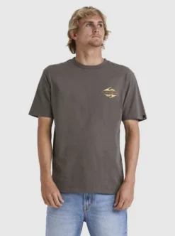 Quiksilver Mens Flaming Diamond T-Shirt -Sunny Fit Wear uqyzt05019 quiksilverw kqy0 frt1