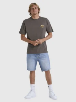 Quiksilver Mens Flaming Diamond T-Shirt -Sunny Fit Wear uqyzt05019 quiksilverw kqy0 frt9