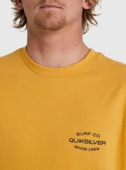 Quiksilver Mens Surf Lockup T-Shirt -Sunny Fit Wear uqyzt05022 quiksilverw ylc0 dtl1