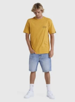 Quiksilver Mens Surf Lockup T-Shirt -Sunny Fit Wear uqyzt05022 quiksilverw ylc0 frt9