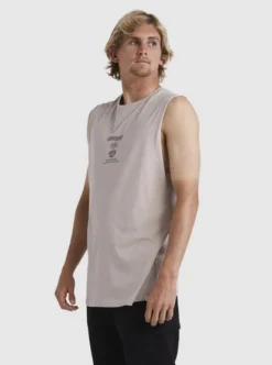 Quiksilver Mens Quik Ways Muscle T-Shirt -Sunny Fit Wear uqyzt05026 quiksilverw tjl0 sd1