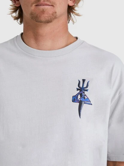 Quiksilver Mens Tridagger T-Shirt 7 Quiksilver Mens Tridagger T-Shirt - Image 7