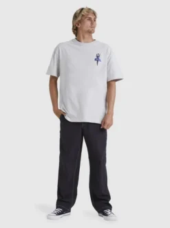 Quiksilver Mens Tridagger T-Shirt 10 Quiksilver Mens Tridagger T-Shirt -Sunny Fit Wear uqyzt05033 quiksilverw sfv0 frt9