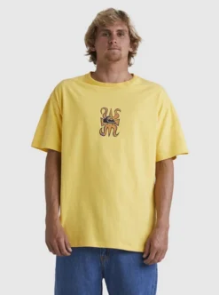 Quiksilver Mens Trident T-Shirt 9 Quiksilver Mens Trident T-Shirt -Sunny Fit Wear uqyzt05037 quiksilverw yzf0 frt1