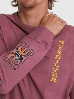 Quiksilver Mens Trident Long Sleeve T-Shirt -Sunny Fit Wear uqyzt05039 quiksilverw ppl0 dtl1