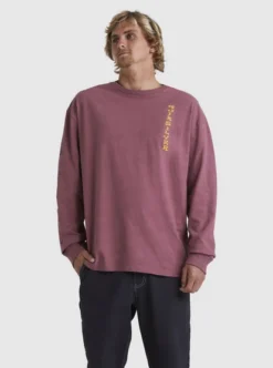 Quiksilver Mens Trident Long Sleeve T-Shirt -Sunny Fit Wear uqyzt05039 quiksilverw ppl0 frt1