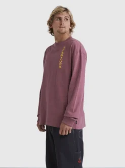 Quiksilver Mens Trident Long Sleeve T-Shirt -Sunny Fit Wear uqyzt05039 quiksilverw ppl0 sd1