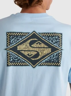 Quiksilver Mens Back Flash Oversized T-shirt -Sunny Fit Wear uqyzt05075 quiksilverw bft0 dtl1