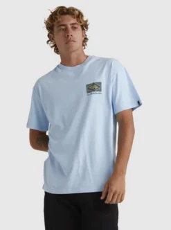Quiksilver Mens Back Flash Oversized T-shirt -Sunny Fit Wear uqyzt05075 quiksilverw bft0 frt1