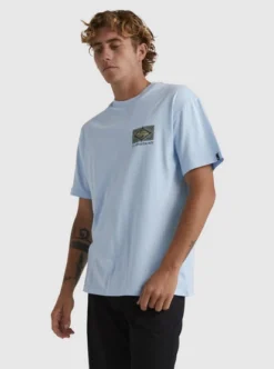 Quiksilver Mens Back Flash Oversized T-shirt -Sunny Fit Wear uqyzt05075 quiksilverw bft0 sd1