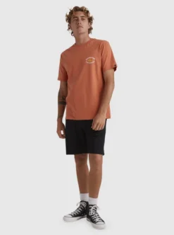 Quiksilver Mens Stay In Bounds T-Shirt -Sunny Fit Wear uqyzt05077 quiksilverw nne0 frt9