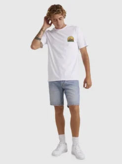 Quiksilver Mens In The Groove T-Shirt -Sunny Fit Wear uqyzt05079 quiksilverw wbb0 frt9