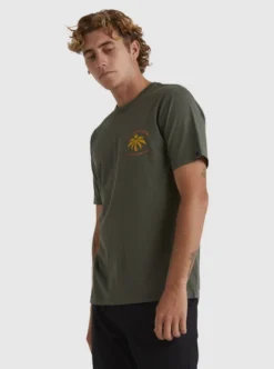 Quiksilver Mens Solo Arbol T-Shirt -Sunny Fit Wear uqyzt05080 quiksilverw gza0 sd1