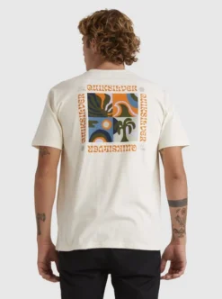 Quiksilver Mens Bon Weekend T-Shirt -Sunny Fit Wear uqyzt05081 quiksilverw wdw0 bck1
