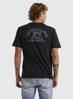 Quiksilver Mens Bubble Outline T-Shirt -Sunny Fit Wear uqyzt05086 quiksilverw kvj0 bck1