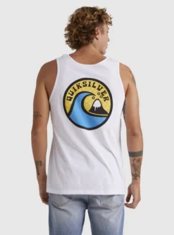 Quiksilver Mens Feeling The Vibe Muscle Vest Top -Sunny Fit Wear uqyzt05092 quiksilverw wbb0 bck1