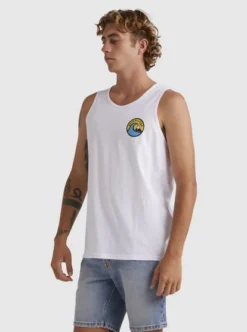 Quiksilver Mens Feeling The Vibe Muscle Vest Top -Sunny Fit Wear uqyzt05092 quiksilverw wbb0 sd1