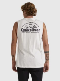 Quiksilver Mens Triple Up Sleeveless Muscle T-Shirt -Sunny Fit Wear uqyzt05095 quiksilverw wby0 bck1