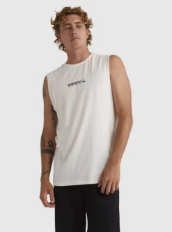 Quiksilver Mens Triple Up Sleeveless Muscle T-Shirt -Sunny Fit Wear uqyzt05095 quiksilverw wby0 frt1