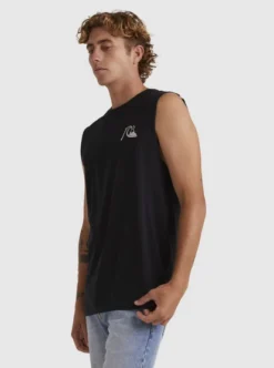 Quiksilver Mens Send Wax Sleeveless Muscle T-Shirt -Sunny Fit Wear uqyzt05098 quiksilverw kvj0 sd1