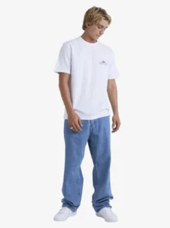 Quiksilver Mens Line By Line T-Shirt -Sunny Fit Wear uqyzt05166 quiksilverw wbb0 frt9